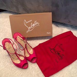 Christian Louboutin Ernesta satin heels